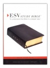 ESV Study Bible - Genuine Leather - Black